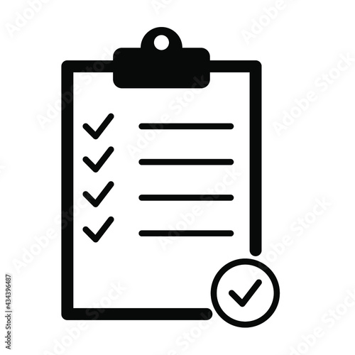 checklist icons. checklist symbol vector elements for infographic web.