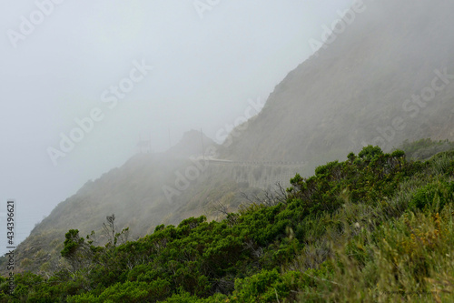 fog in the mountains