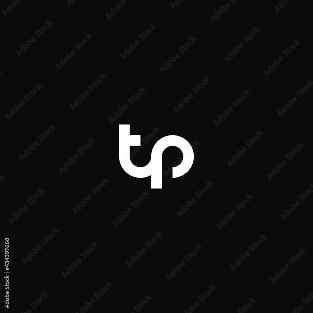 TP letter initial logo vector icon illustration TP letter initial logo vector icon illustration