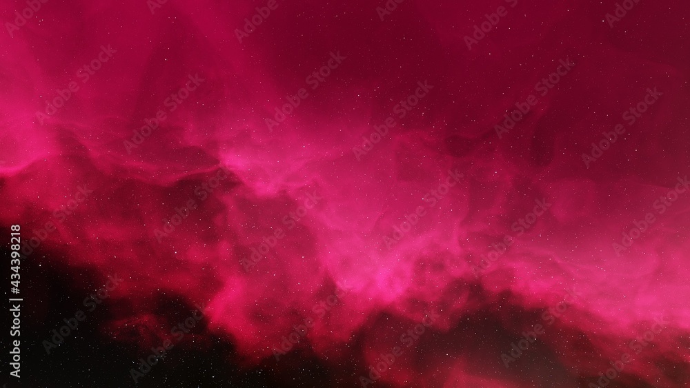 Space background with nebula and stars