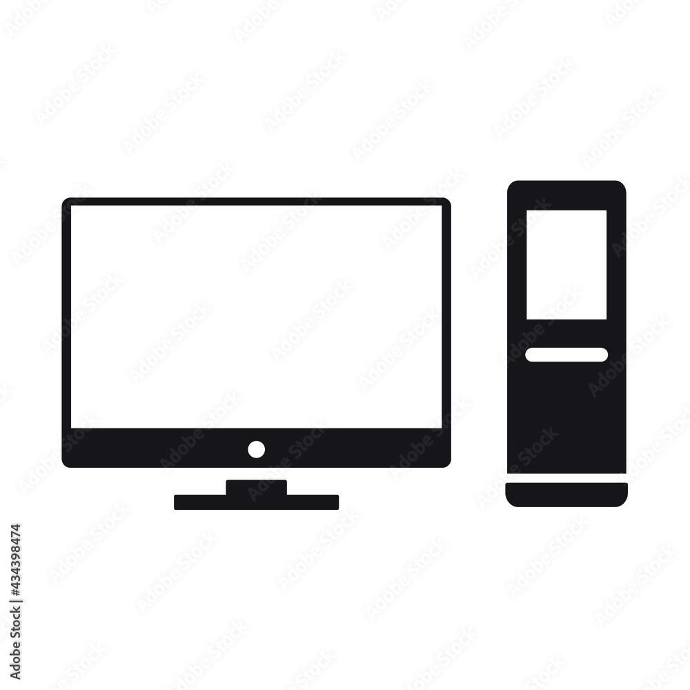 pc icons. pc symbol vector elements for infographic web. pc icons. pc symbol vector elements for infographic web.