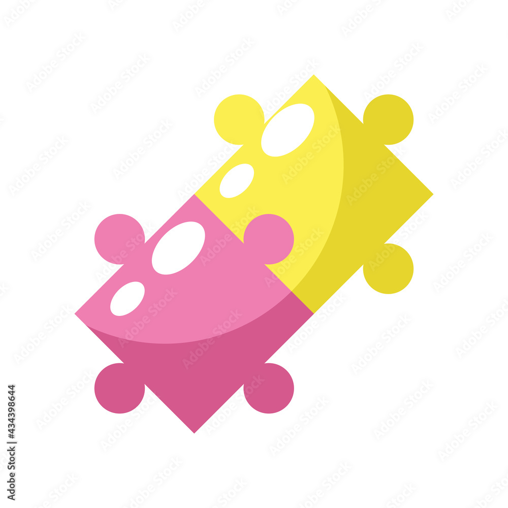 Fototapeta premium puzzles pieces creativity