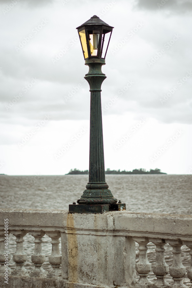 Fototapeta premium lantern on the beach