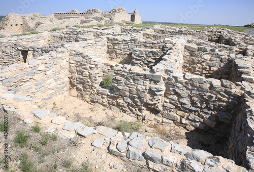 Gran Quivira ruins in Salinas Pueblo Missions National Monument, New Mexico, USA