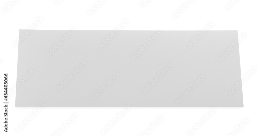 Blank paper brochure isolated on white. Mockup for design Blank paper brochure isolated on white. Mockup for design