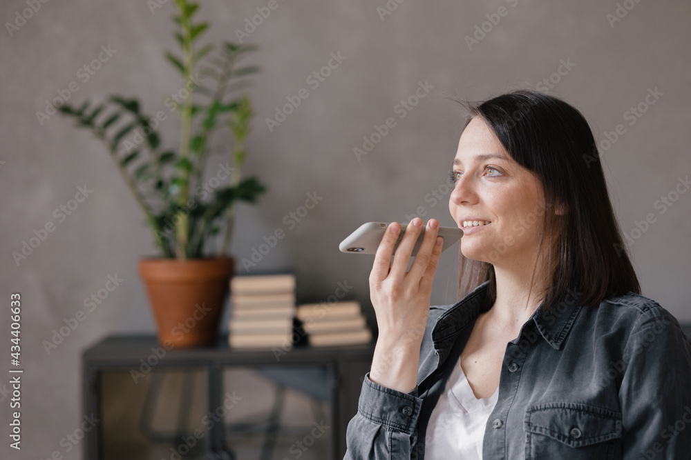 confident European woman sitting or sitting on the couch and talking on the phone, woman recording audio message or typing text messages to her friends or colleagues, successful business woman confident European woman sitting or sitting on the couch and talking on the phone, woman recording audio message or typing text messages to her friends or colleagues, successful business woman