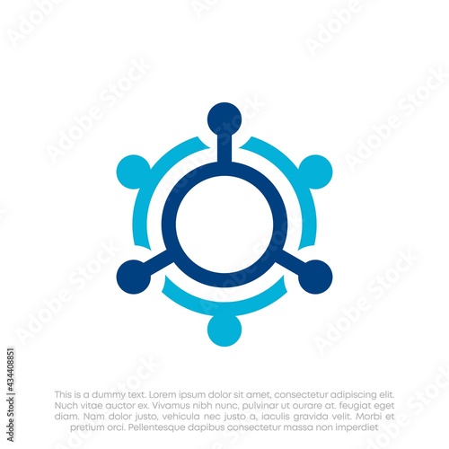 Human Resources Consulting Company, Global Community Logo	