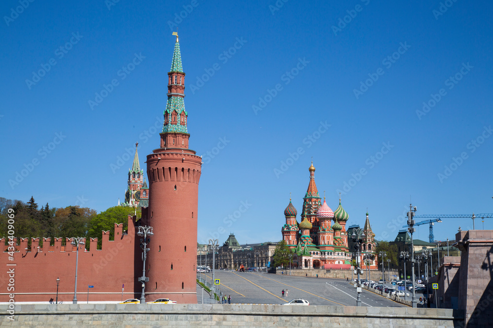  Kremlin.Moscow. Historical building of Moscow.