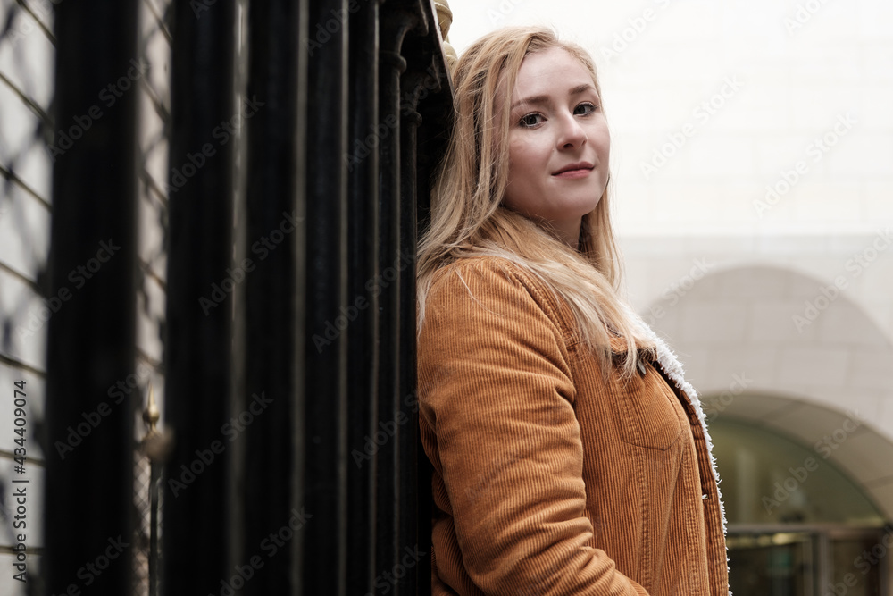 Fototapeta premium Young blonde woman posing.
