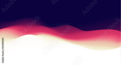Fototapeta Naklejka Na Ścianę i Meble -  Purple Gradient Abstract Vector Illustration. Eps 10 mesh violet background. Smooth fluid magenta backdrop.