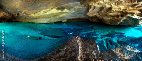 pond in the cave