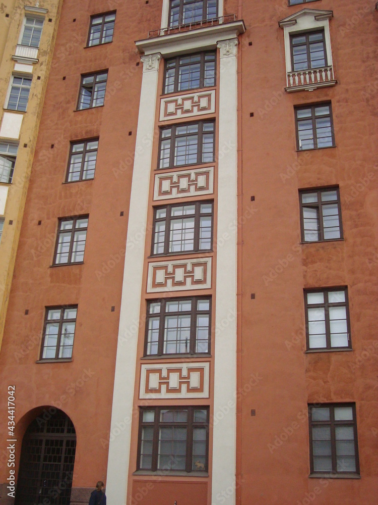 Obraz premium red brick building