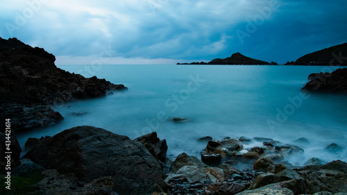 Vu sur Gwinzegal    partir de port Morguer en bretagne