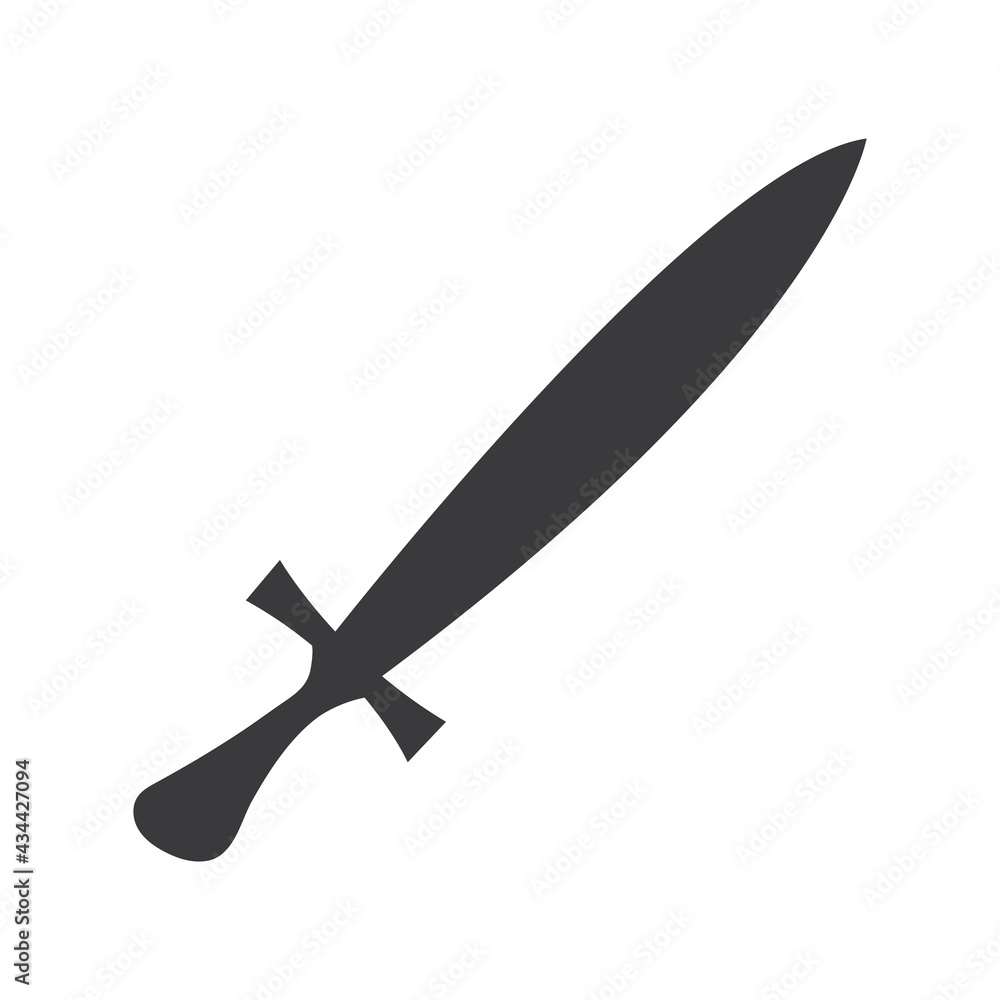 sword silhouette emblem sword silhouette emblem