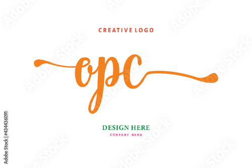 OPC lettering logo is simple, easy to understand and authoritative