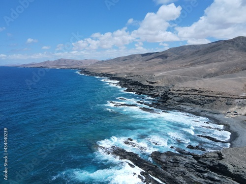 Fototapeta Naklejka Na Ścianę i Meble -  Costa norte de la isla de Fuerteventura, Islas Canarias