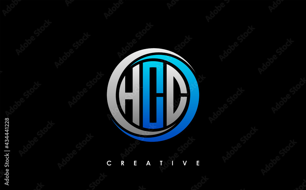 HCC Letter Initial Logo Design Template Vector Illustration HCC Letter Initial Logo Design Template Vector Illustration