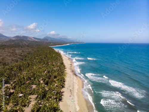 aerial views from tayrona park, santa marta colombia