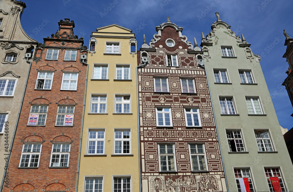 Colorful Tenement houses - Gdansk, Poland