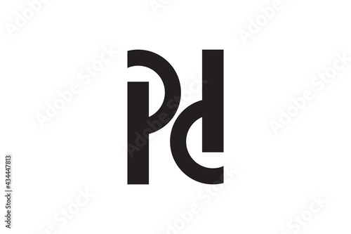 Lettering PD Logo