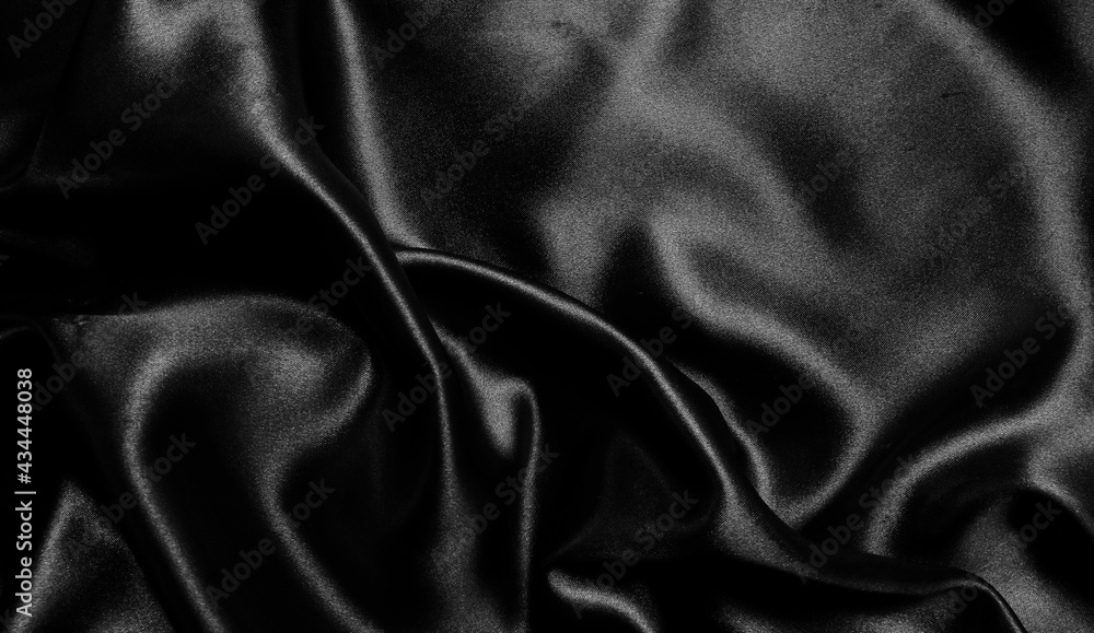 Obraz premium Black cloth texture background