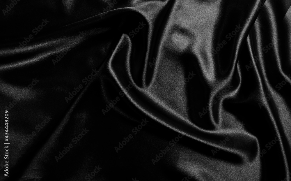 Fototapeta premium Black cloth texture background