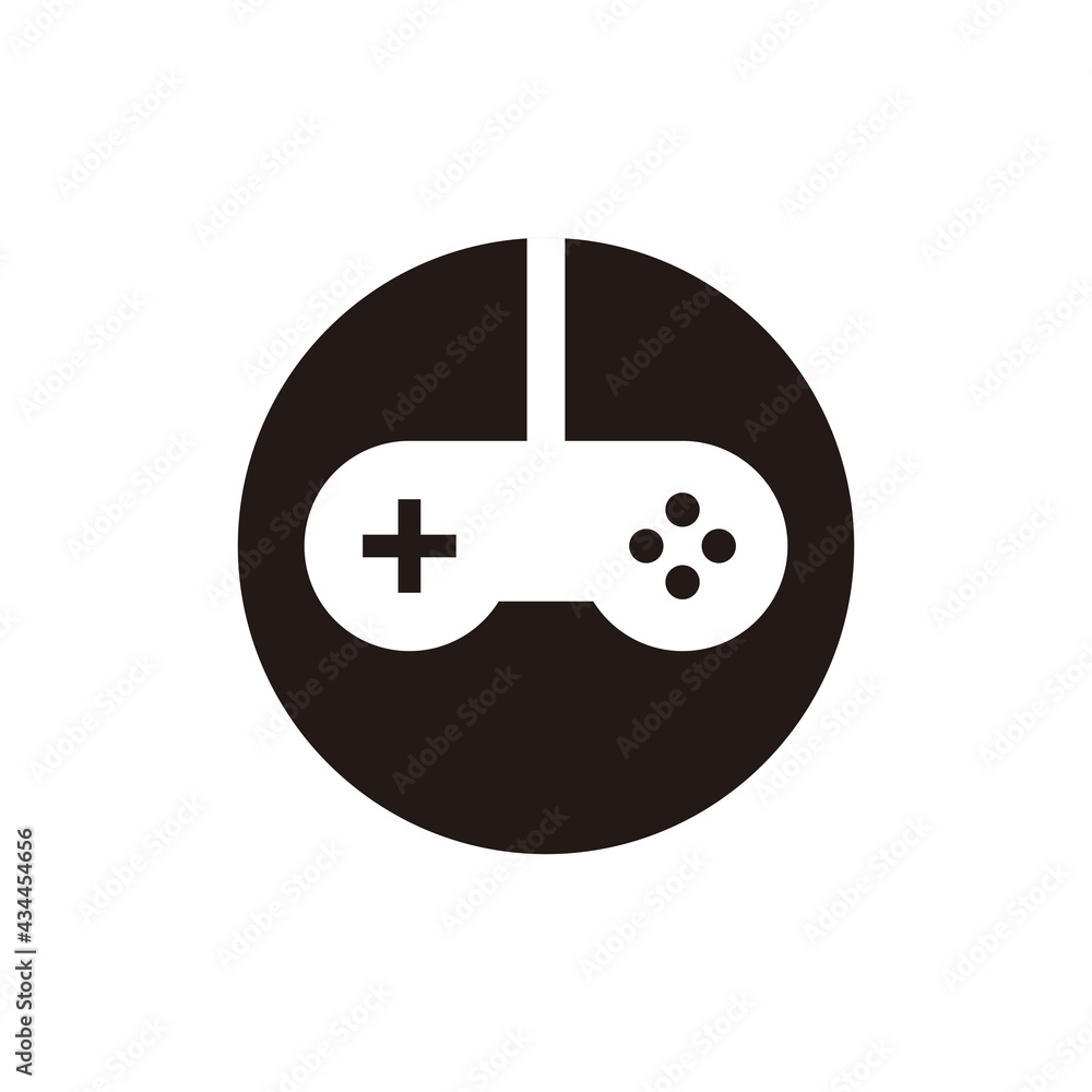 Set of Simple Flat Game Icon Illustration Design, Silhouette Game Symbol Collection on circle shape Template Vector Set of Simple Flat Game Icon Illustration Design, Silhouette Game Symbol Collection on circle shape Template Vector