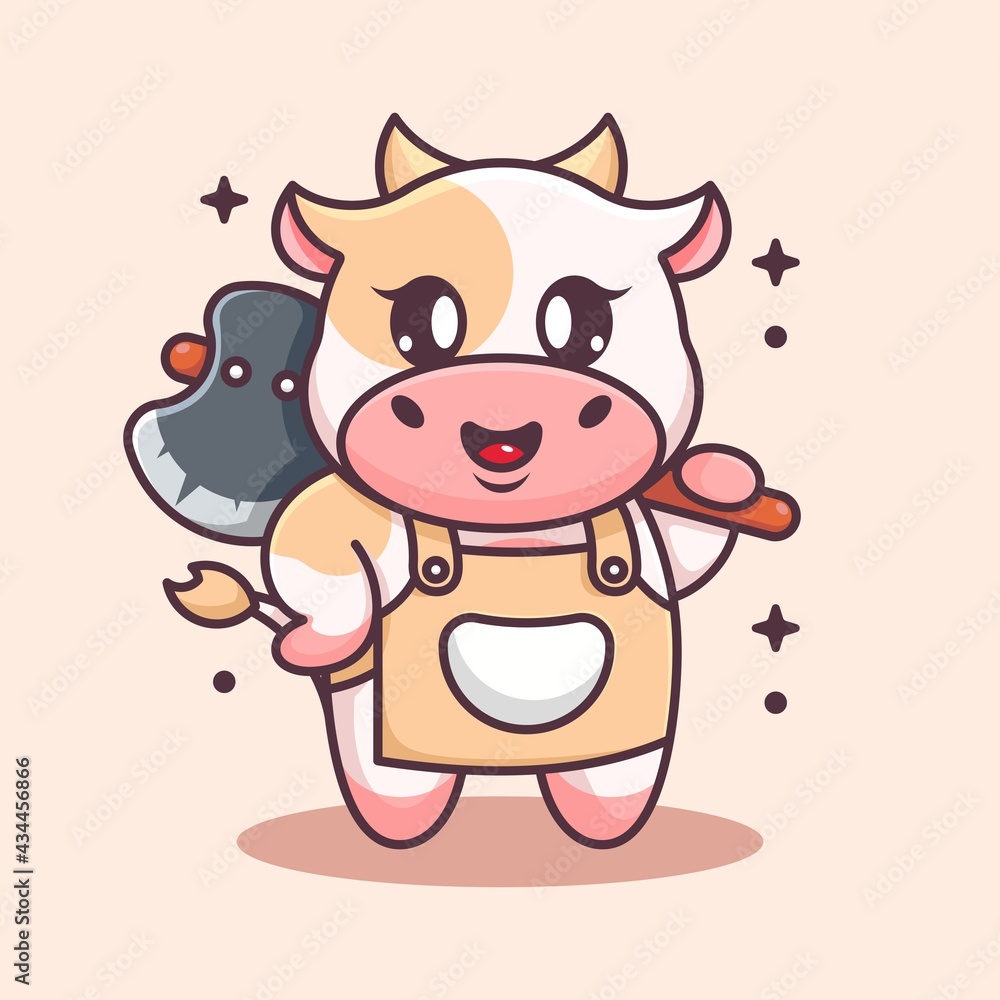 Cow PNG Picture, Cute Cow Cow Cow, Lovely, Animal, Year Of The Ox PNG Image  For Free Download