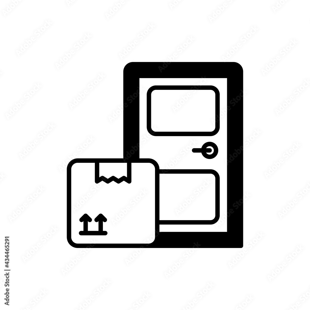 Home Delivery vector Solid icon style illustration. EPS 10 File Home Delivery vector Solid icon style illustration. EPS 10 File