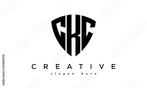 CKC letter creative logo with shield	 photo