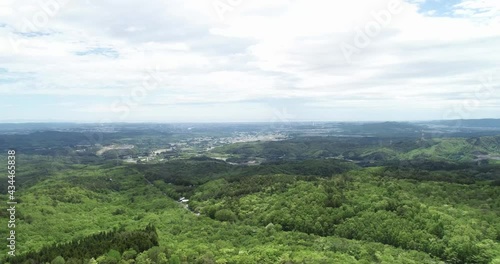 《宮城県・仙台市》泉ヶ岳の空撮