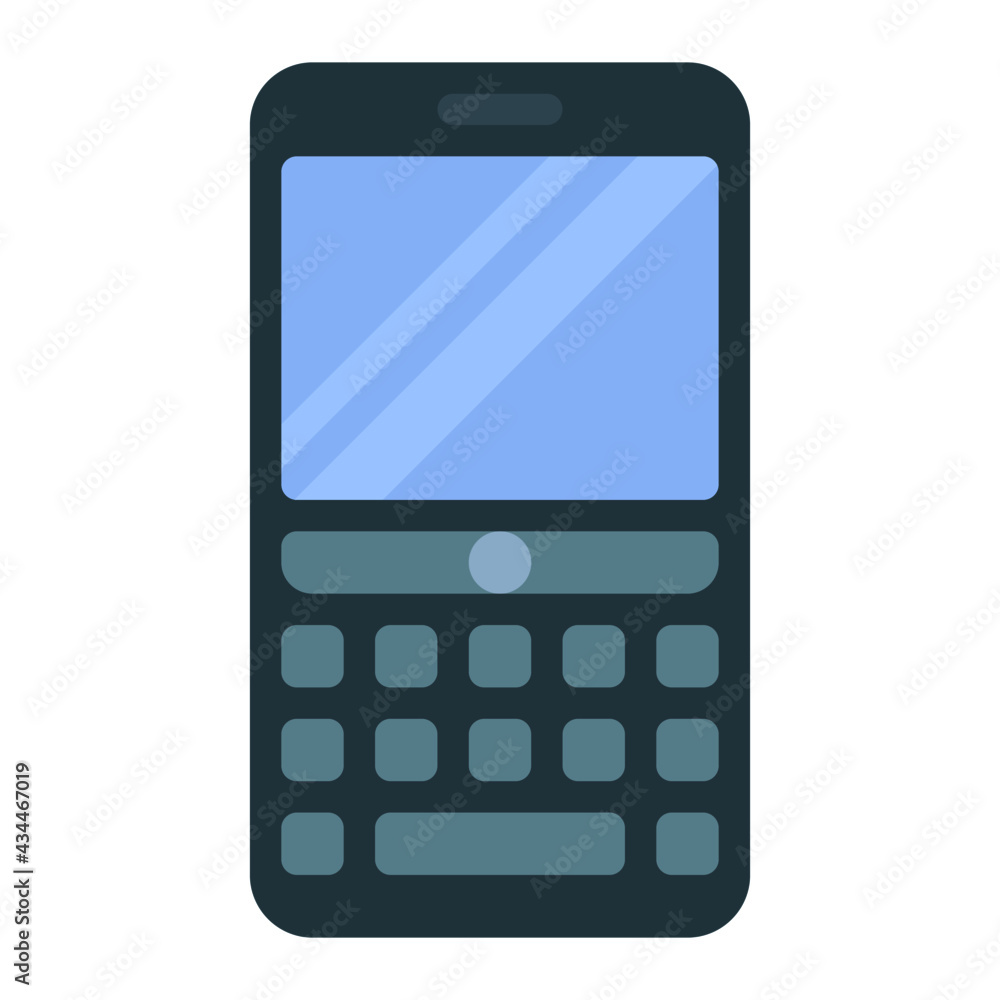 smartphone using soft color and flat style smartphone using soft color and flat style