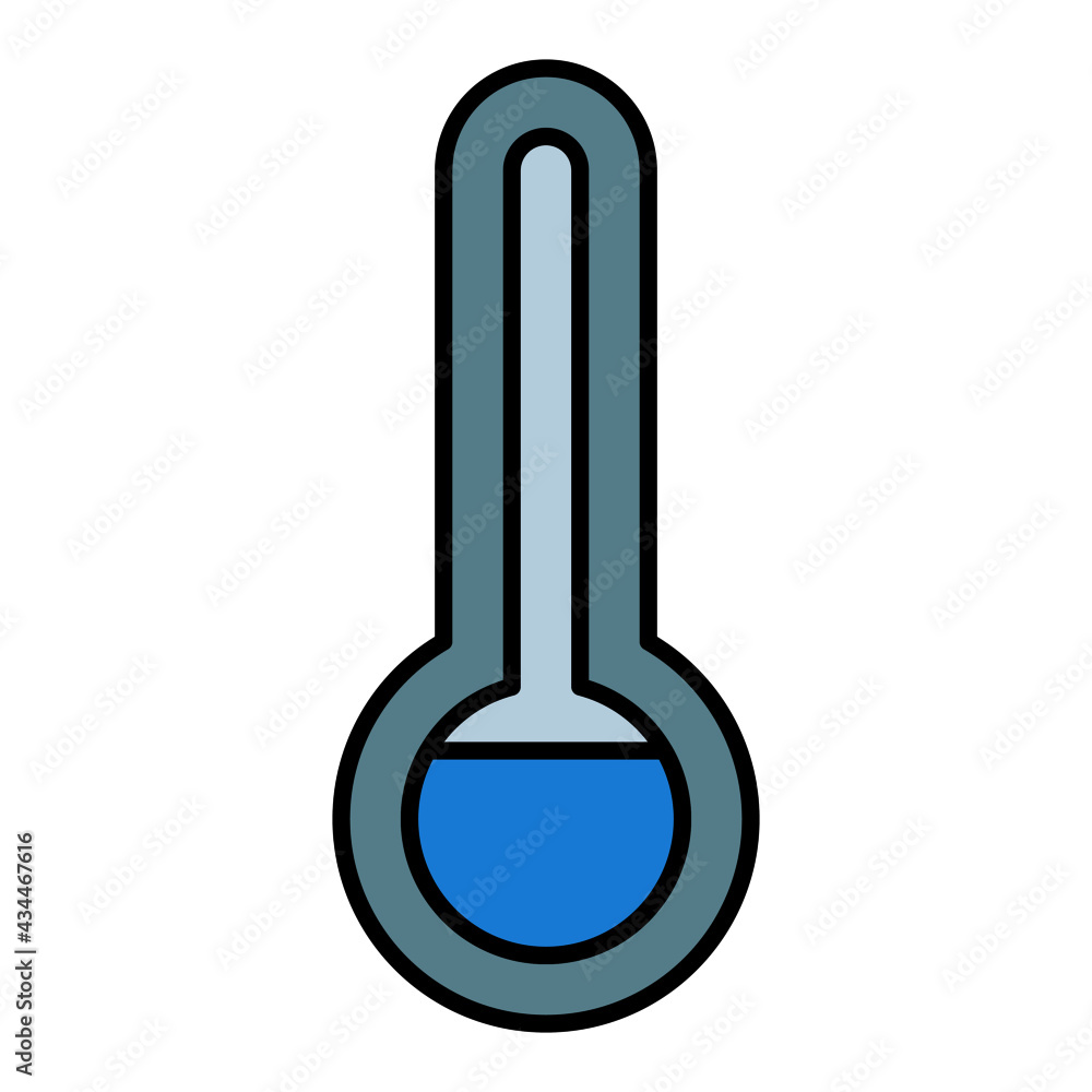 cold low temperature using soft color and filled line style cold low temperature using soft color and filled line style