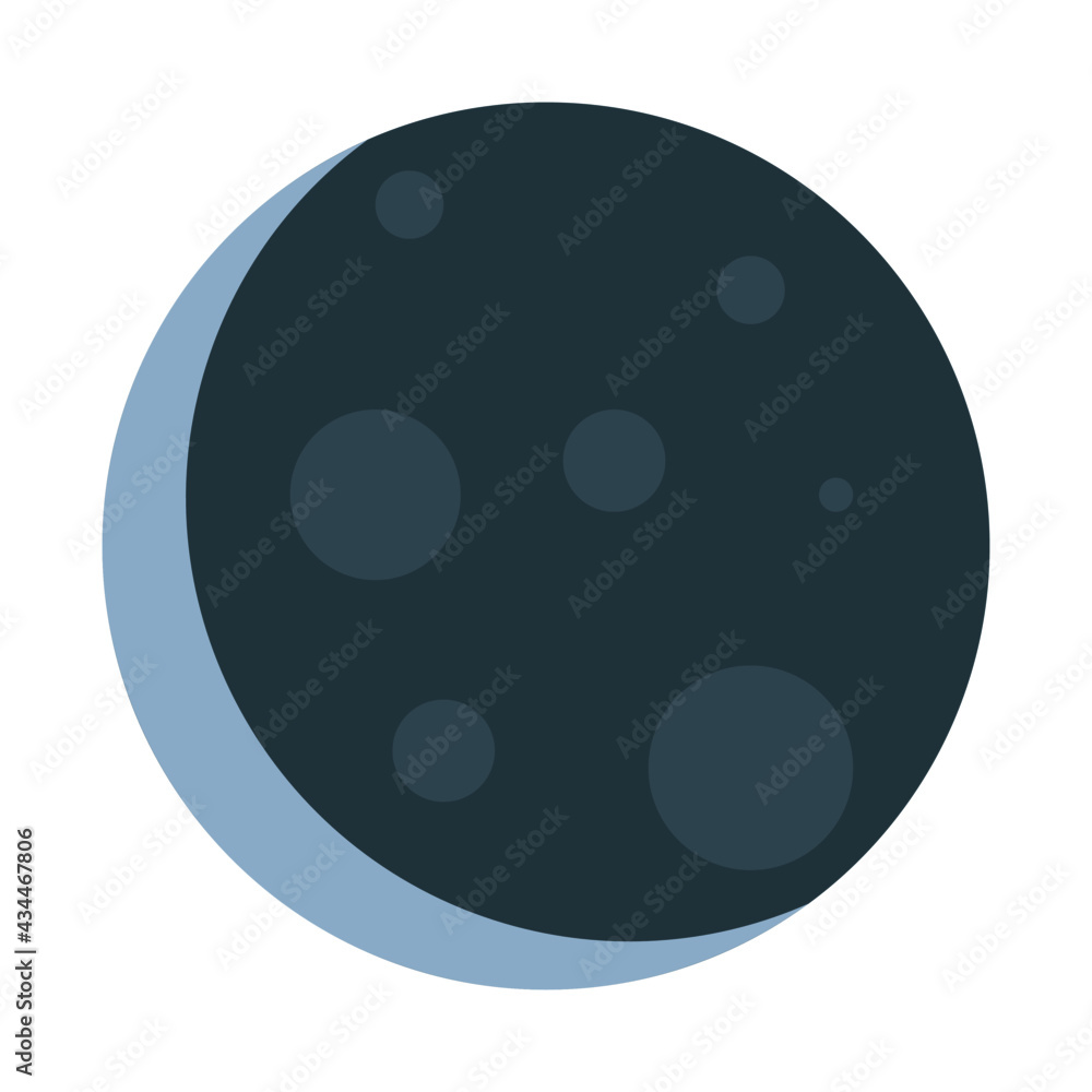 lunar eclipse process using soft color and flat style lunar eclipse process using soft color and flat style