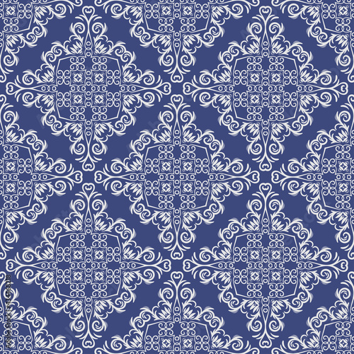 Vector seamless geometric pattern, background for design.