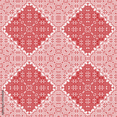 Vector seamless geometric pattern, background for design.