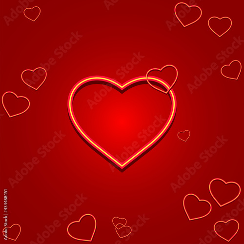 love heart icon vector illustration