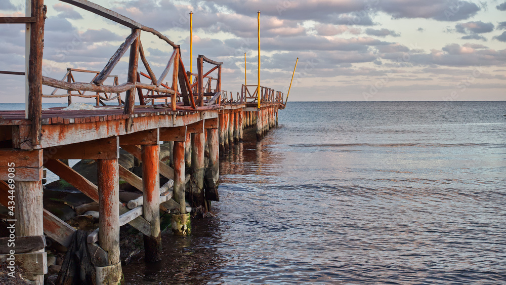 Naklejka premium Muelle Riviera Maya