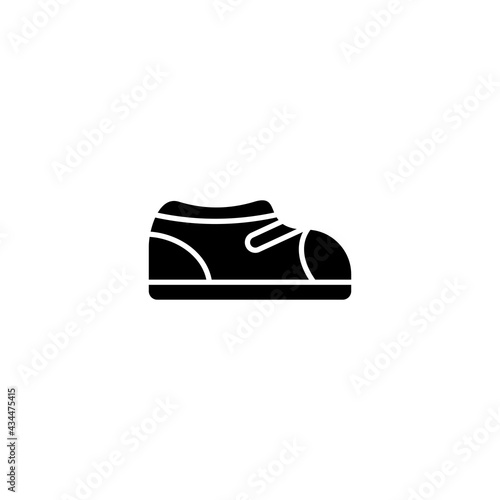 baby shoe icon vector sign symbol