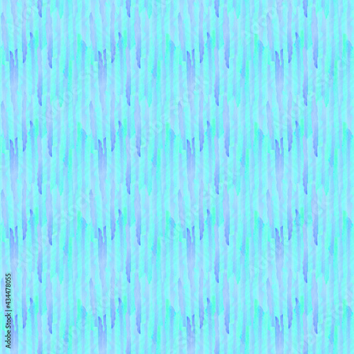 Blue abstract seamless striped pattern  watercolor texture. 