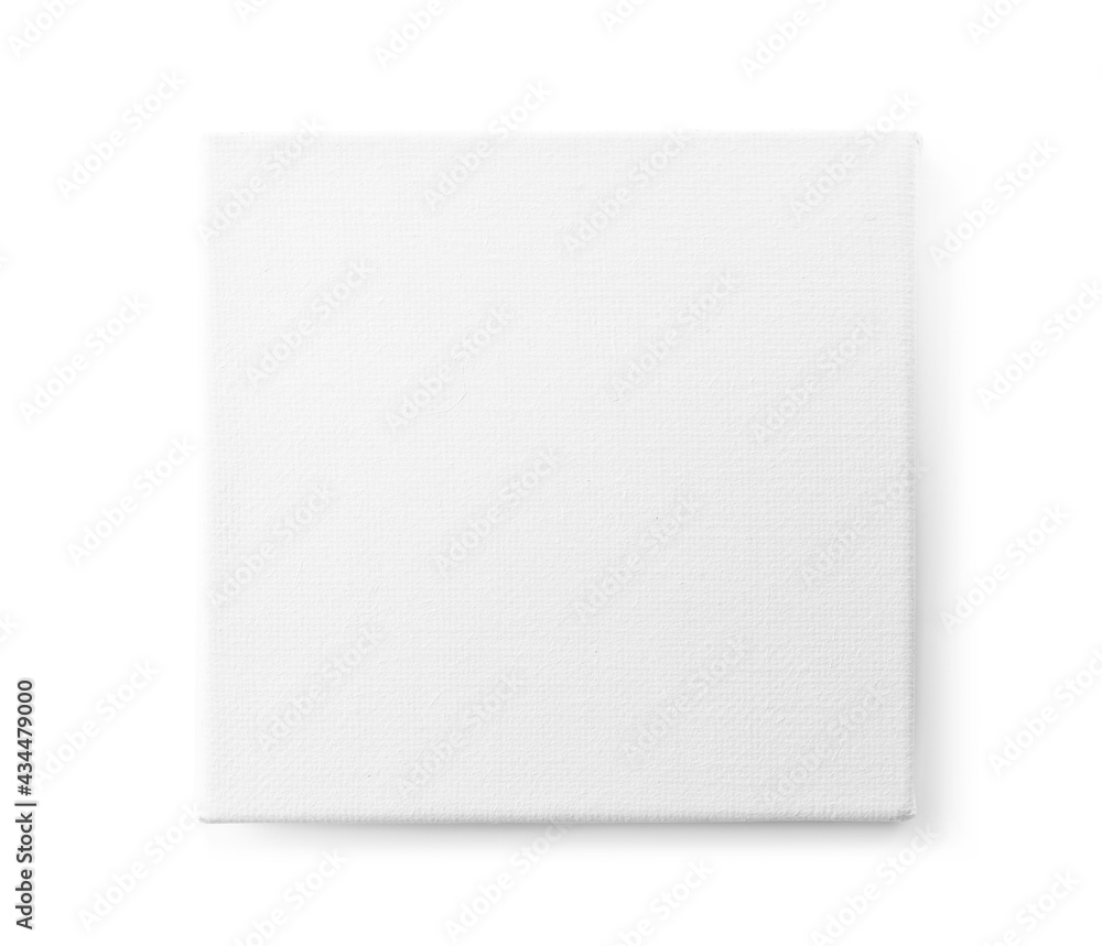 Blank canvas isolated on white, space for text Blank canvas isolated on white, space for text