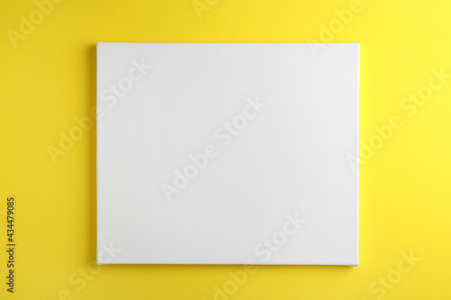 Blank canvas on yellow background, space for text