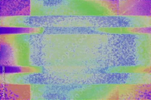 An abstract multicolored glitch art background image.