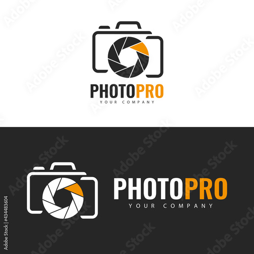 Logo template. Photo Studio Logo design.
