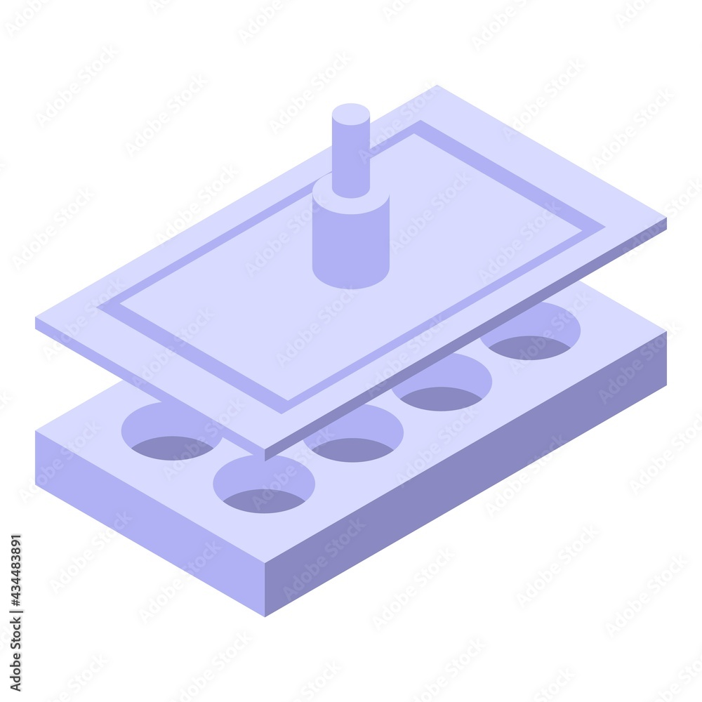 Milling press machine icon. Isometric of Milling press machine vector icon for web design isolated on white background Milling press machine icon. Isometric of Milling press machine vector icon for web design isolated on white background