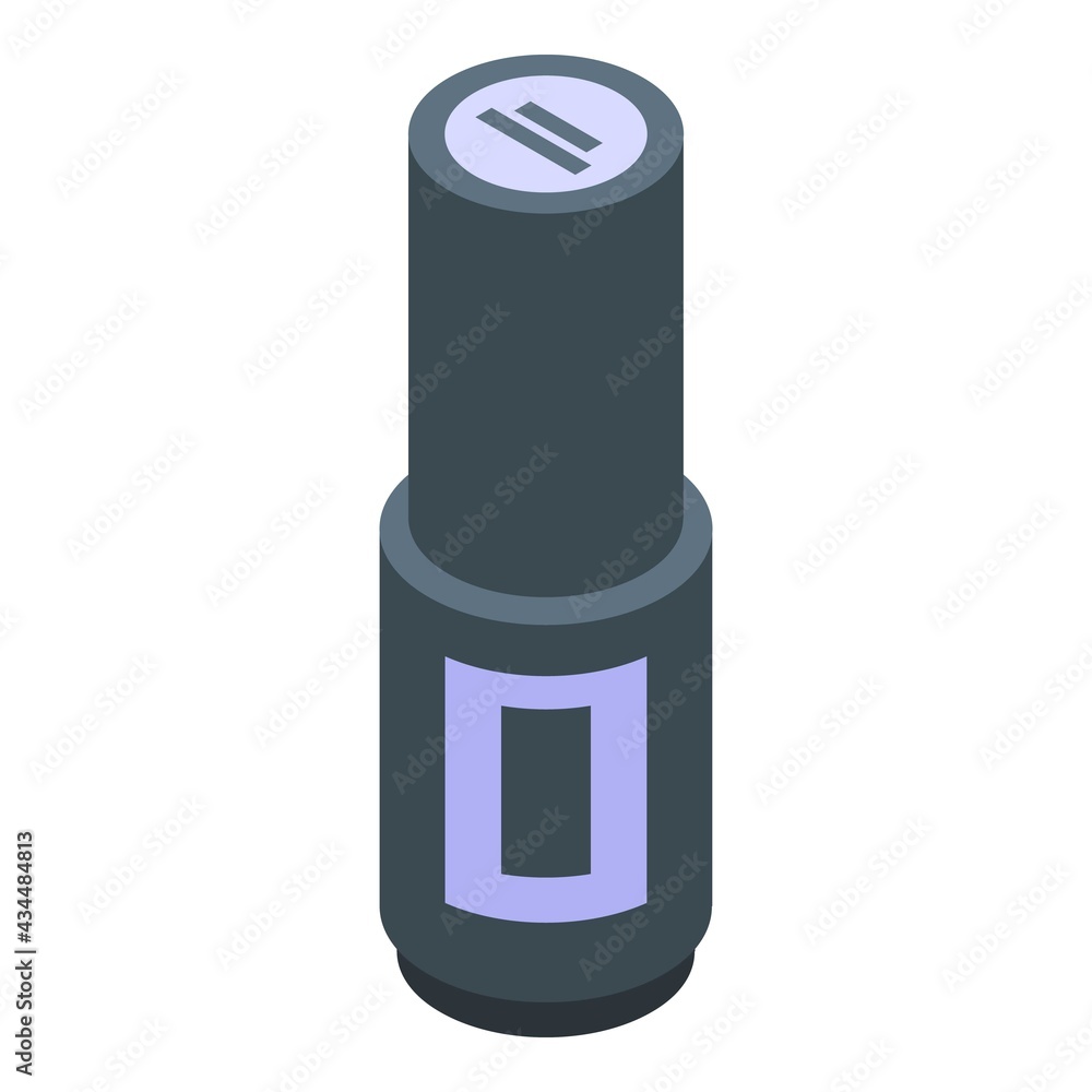 Nail gel icon. Isometric of Nail gel vector icon for web design isolated on white background Nail gel icon. Isometric of Nail gel vector icon for web design isolated on white background