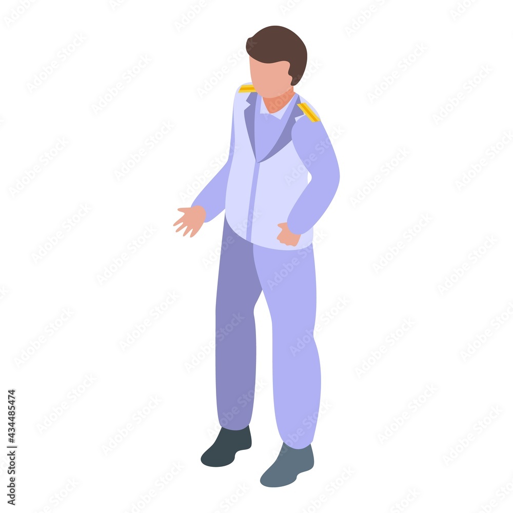 Parade crew icon. Isometric of Parade crew vector icon for web design isolated on white background Parade crew icon. Isometric of Parade crew vector icon for web design isolated on white background