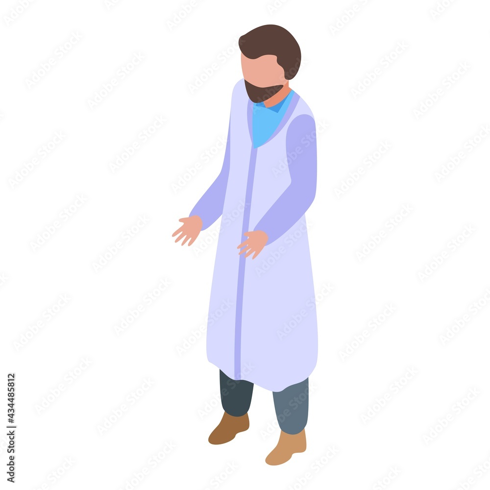 Doctor icon. Isometric of Doctor vector icon for web design isolated on white background Doctor icon. Isometric of Doctor vector icon for web design isolated on white background