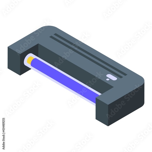 UV lamp equipment icon. Isometric of UV lamp equipment vector icon for web design isolated on white background