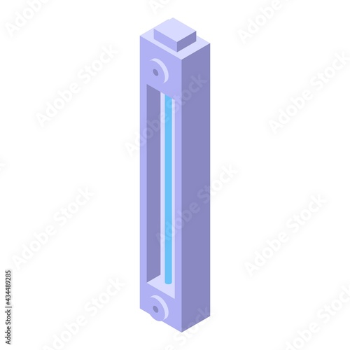 UV lamp bactericidal icon. Isometric of UV lamp bactericidal vector icon for web design isolated on white background